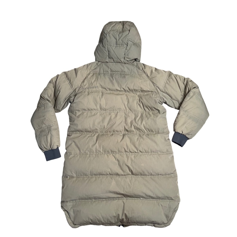 Kari Traa Puffer Parka Jacket Womens Large Green Good Long Hooded Quilted Coat - Picture 8 of 10